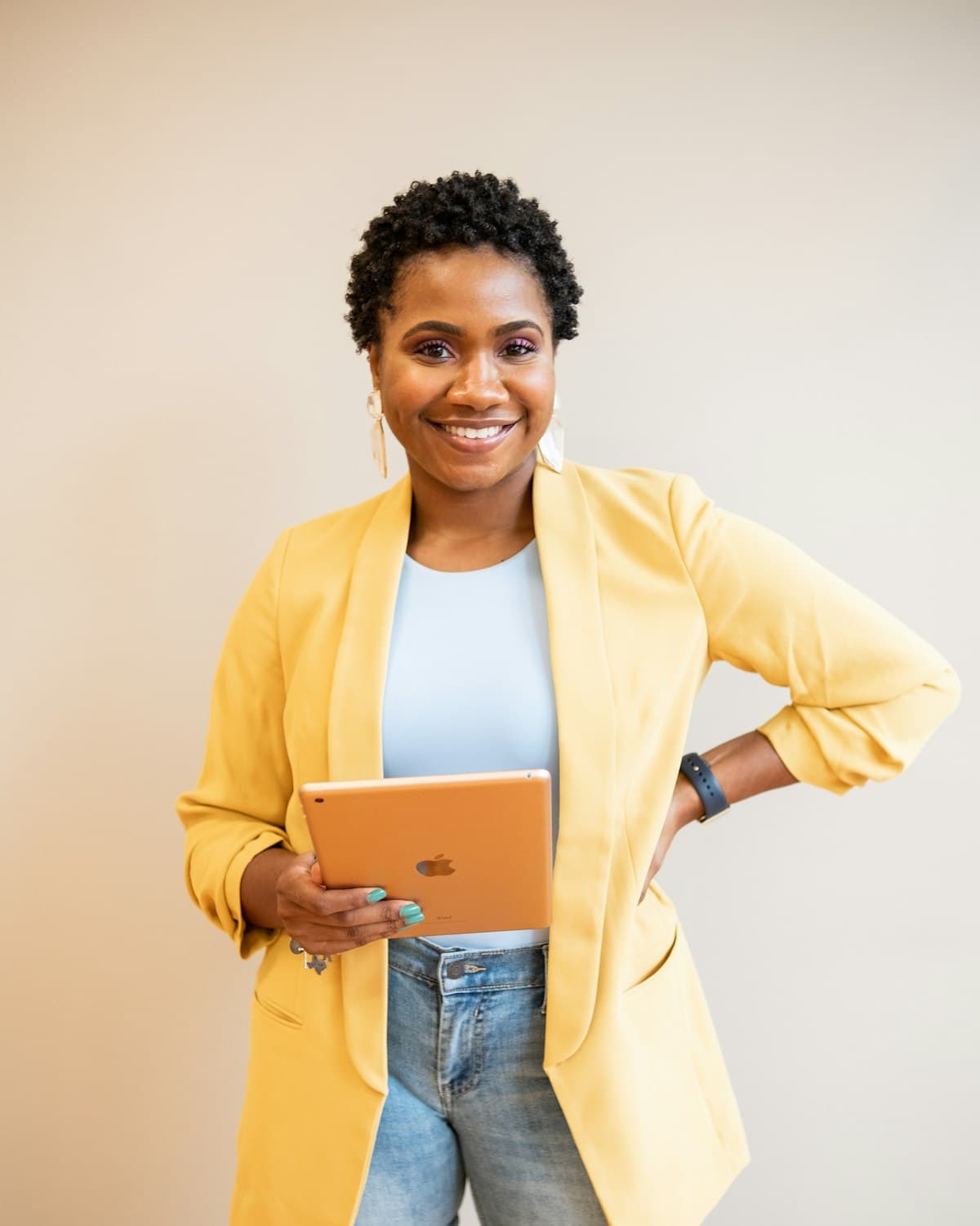 A Kenyan entrepreneur running her own business